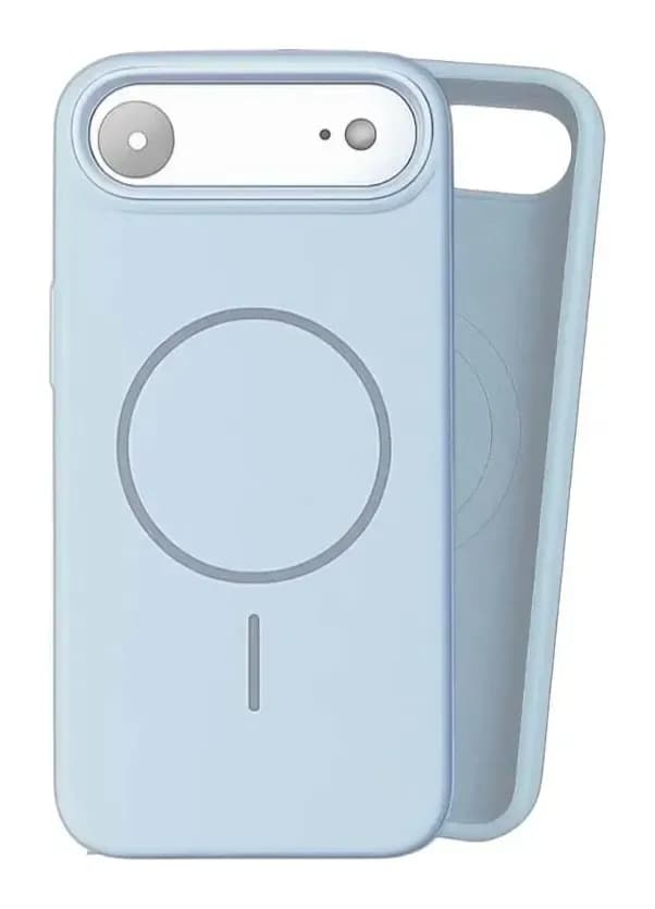 Чехол-накладка Bingo Silicone Magnetic для iPhone 17 Air (голубой)