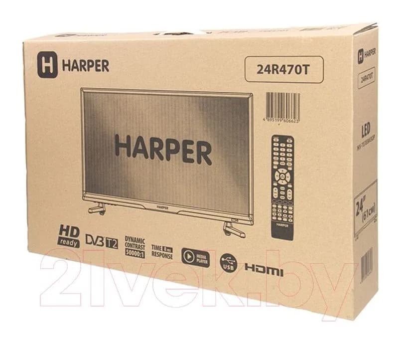 Телевизор Harper 24" 470T 24R470T
