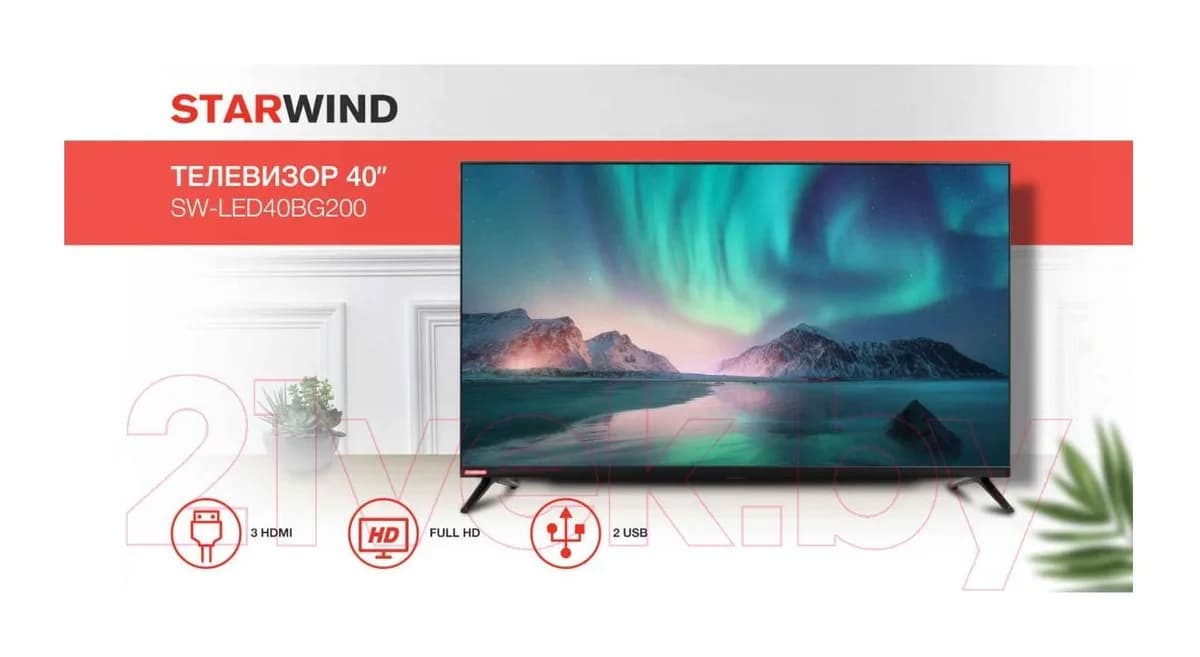 Телевизор StarWind SW-LED40BG200 (черный)