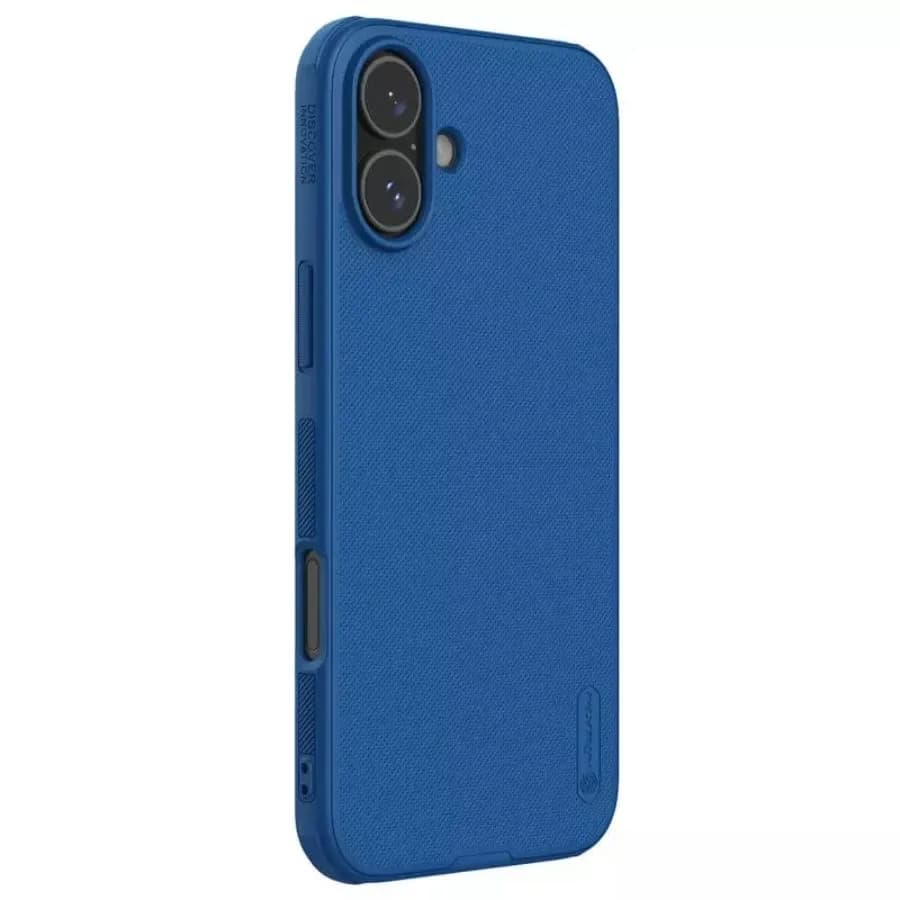 Чехол-накладка Nillkin Super Frosted Shield Pro для iPhone 16 (синий)