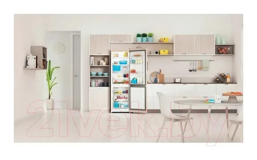 Холодильник с морозильником Indesit ITR 5180 E