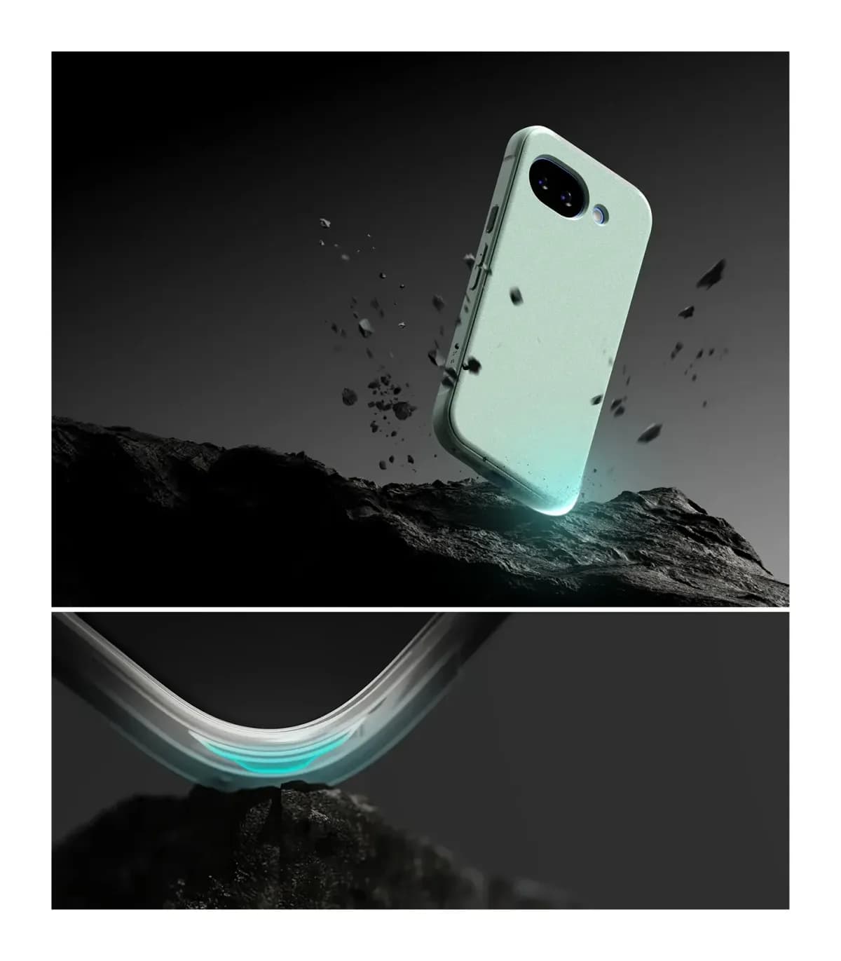 Чехол-накладка Ringke Onyx для Pixel 10a (Mint)