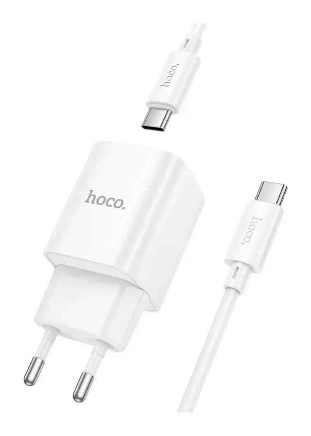 Зарядное устройство сетевое Hoco C149A Charm 30W + кабель (белый)