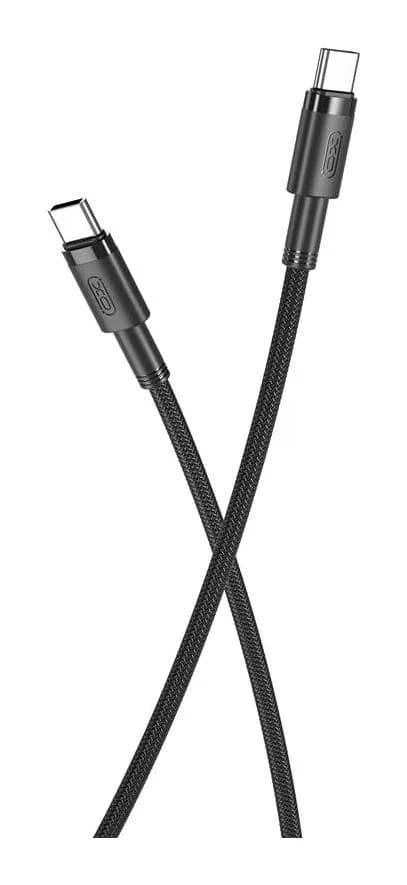Зарядный кабель XO NB-Q199 100W Type-C Type-C (черный)