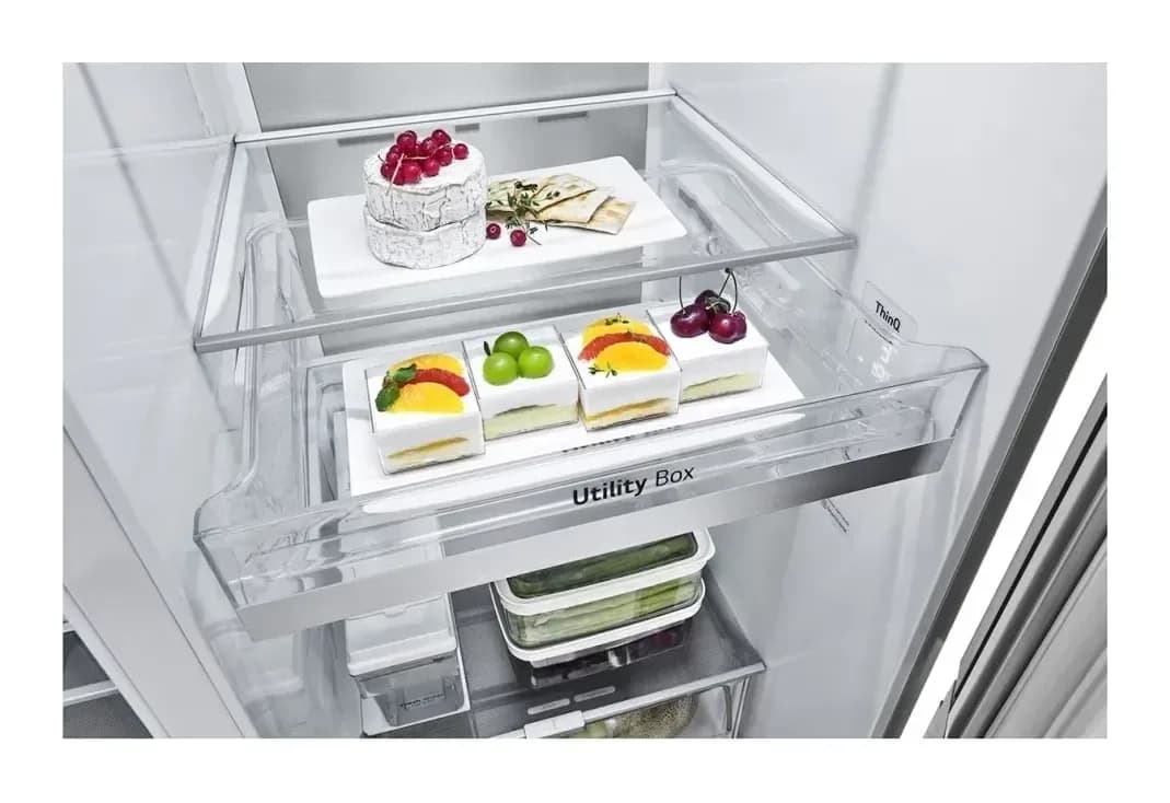 Холодильник с морозильником LG GC-X257CAEV