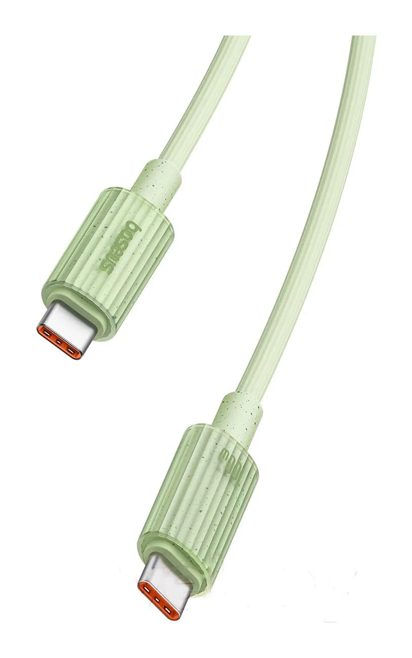 Зарядный кабель Baseus Habitat Series Fast Charging Type-C to Type-C / P10360202631-01 (2м, зеленый)