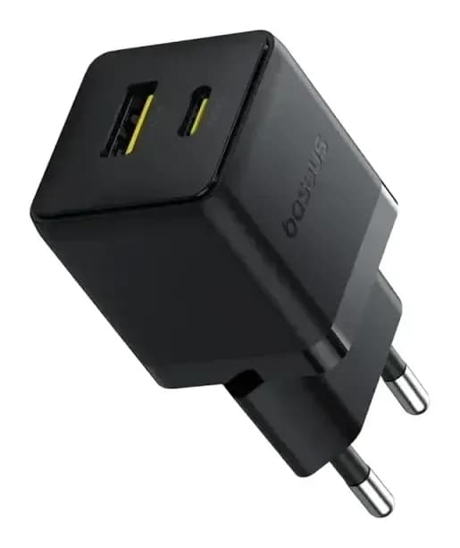 Зарядное устройство сетевое Baseus Palm C+U 20W EU / P10111608113-01 (черный)