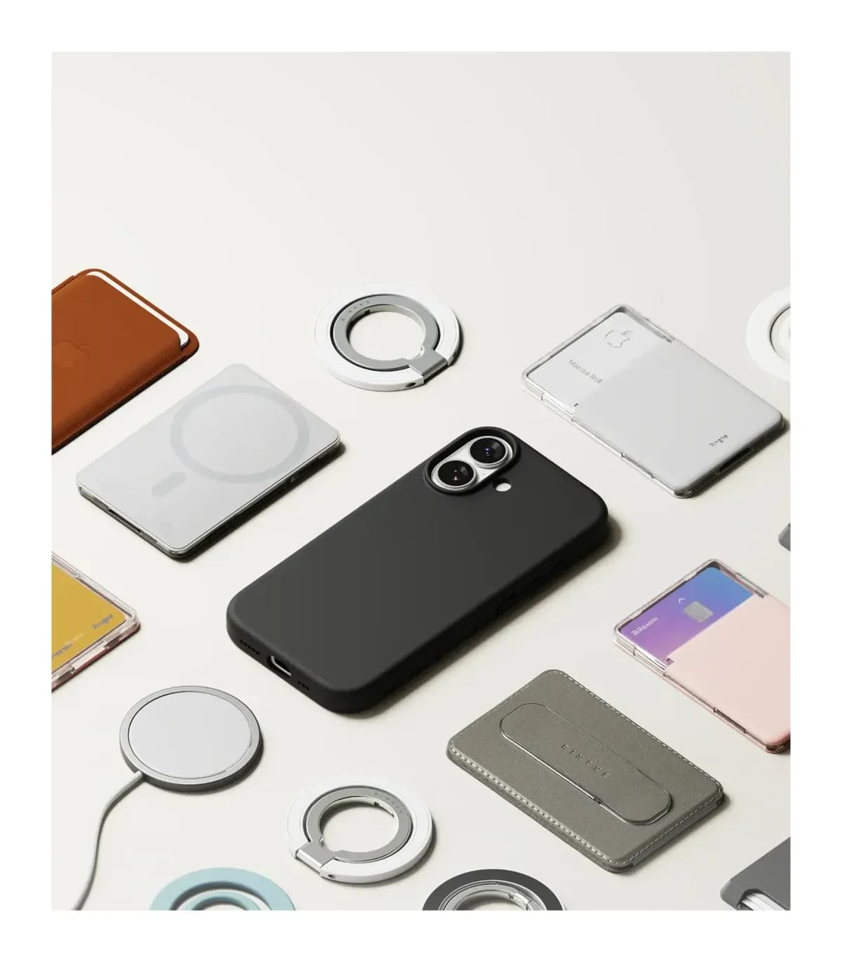Чехол-накладка Ringke Silicone Magnetic для iPhone 17 (Black)