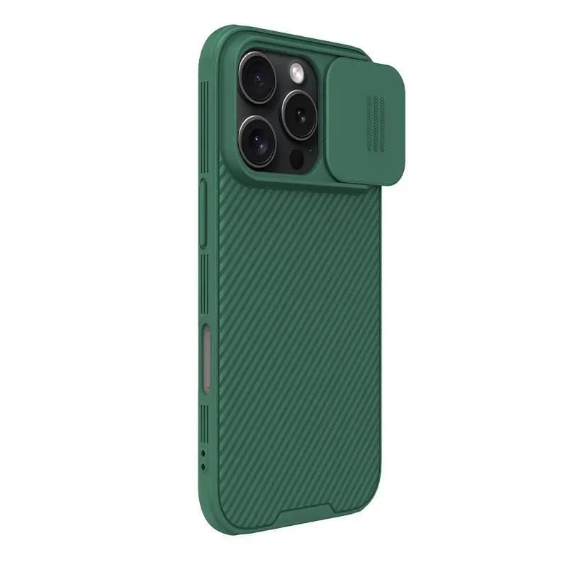 Чехол-накладка Nillkin CamShield Pro для iPhone 16 Pro Max (зеленый)