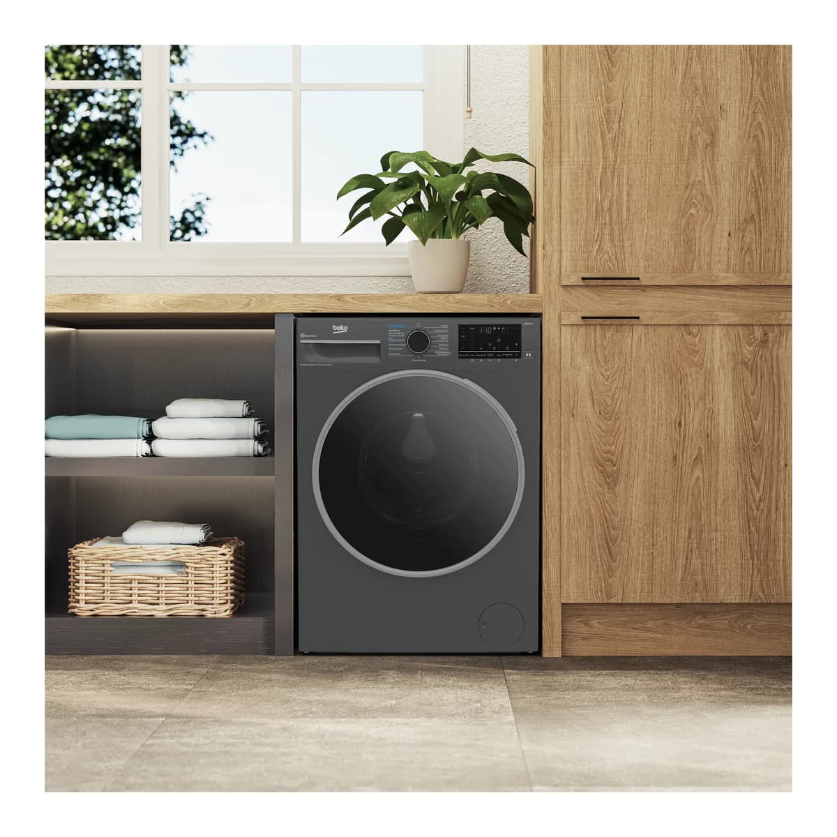 Стирально-сушильная машина Beko B3DFR57H22A