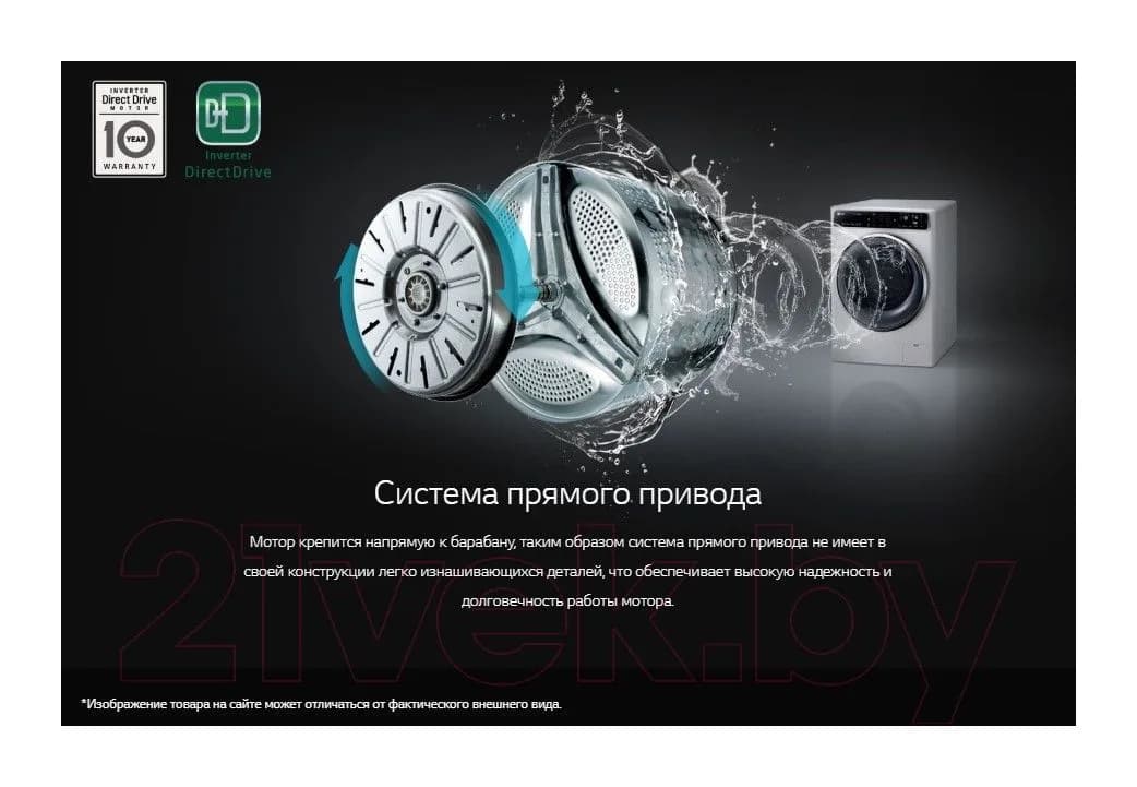 Стиральная машина LG Steam F1296HDS1