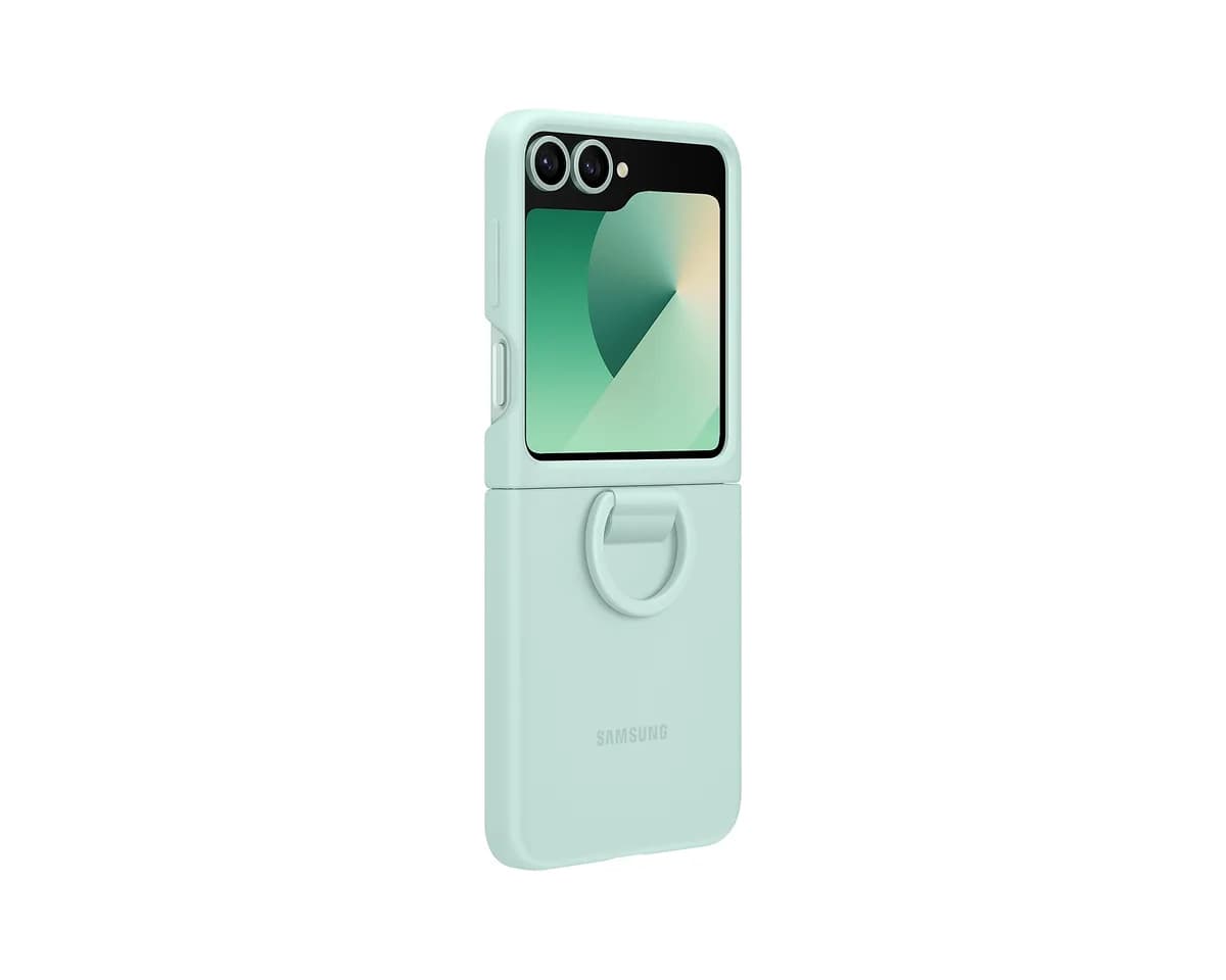 Чехол-накладка Samsung Case Silicone Case для Flip 6/ EF-PF741TMEGRU (мятный)