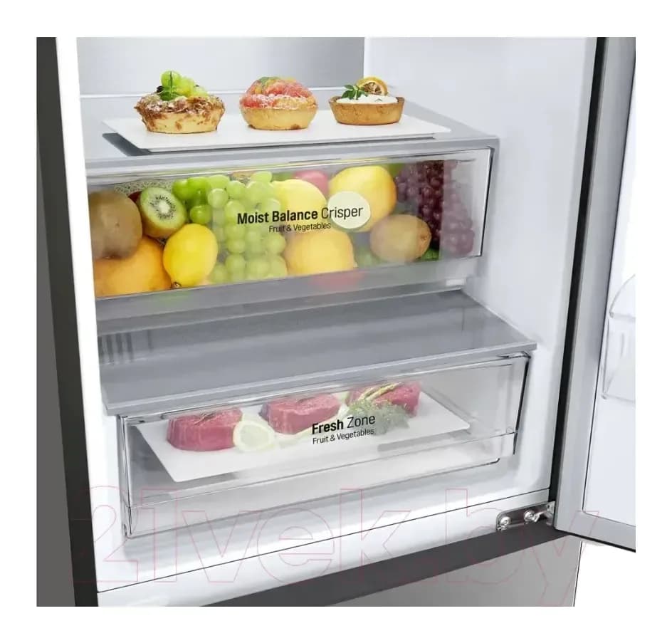 Холодильник с морозильником LG DoorCooling+ GA-B509CMQM
