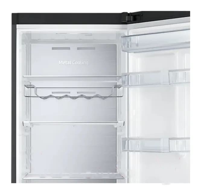 Холодильник с морозильником Samsung RB37A5291B1/WT