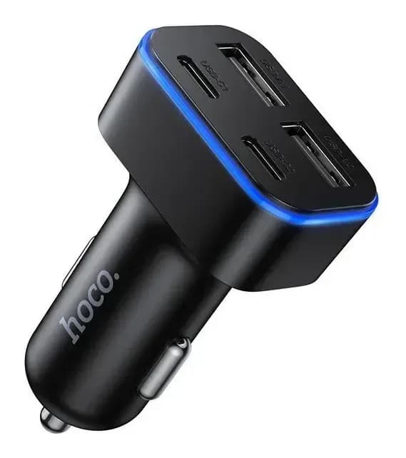 Автомобильное зарядное устройство Hoco Z63 (черный)