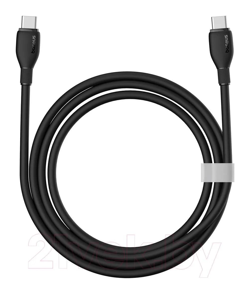 Зарядный кабель Baseus Pudding Type-C to Type-C 100W / P10355702111-00 (1.2м, черный)