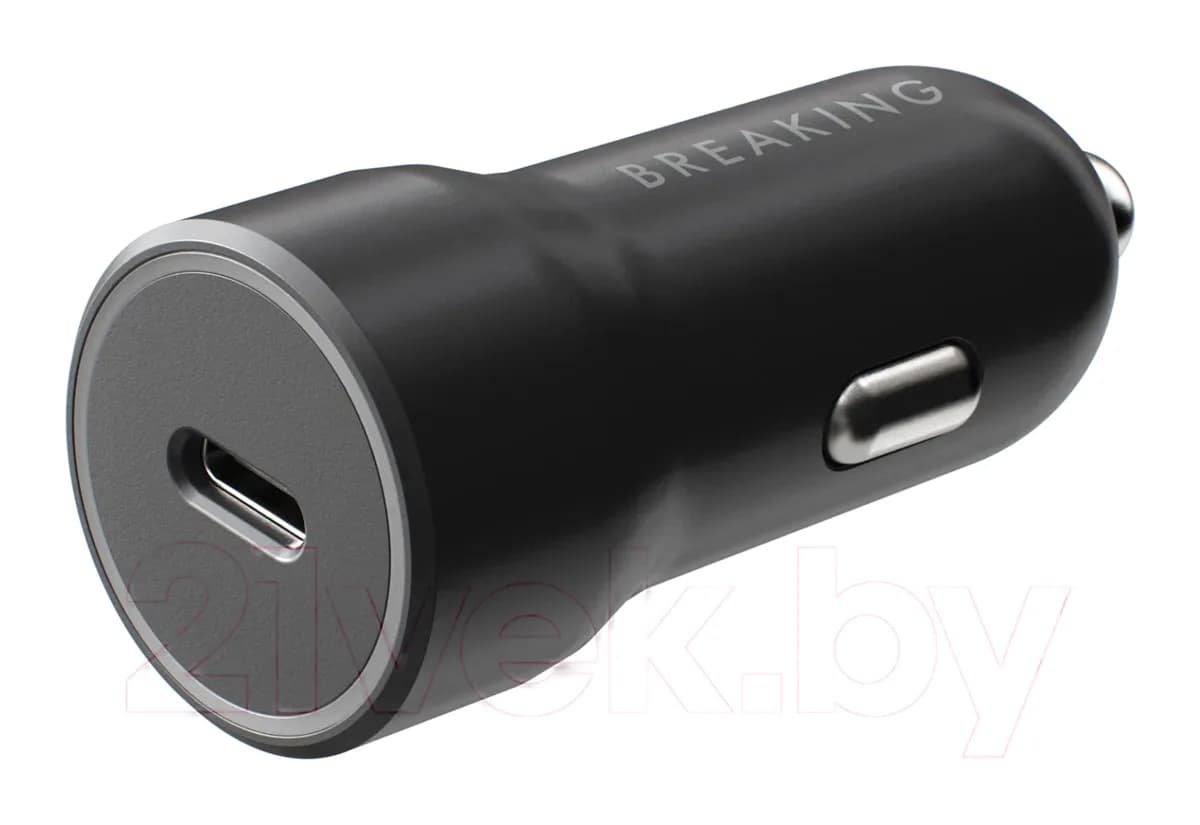 Автомобильное зарядное устройство Breaking А02 USB-C / 23180 (черный)