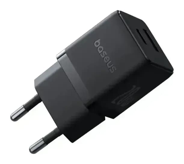 Зарядное устройство сетевое Baseus Palm C+U 20W EU / P10111608113-01 (черный)