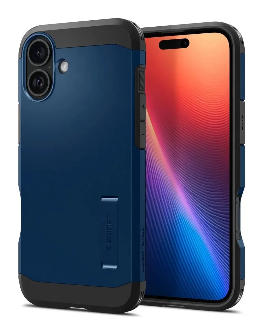 Чехол-накладка Spigen Tough Armor Mag Magsafe для iPhone 16 / ACS08217 (Navy Blue)