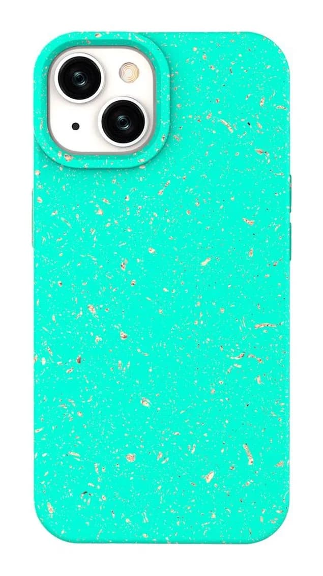 Чехол-накладка Case Recycle для iPhone 14 (мятный матовый)