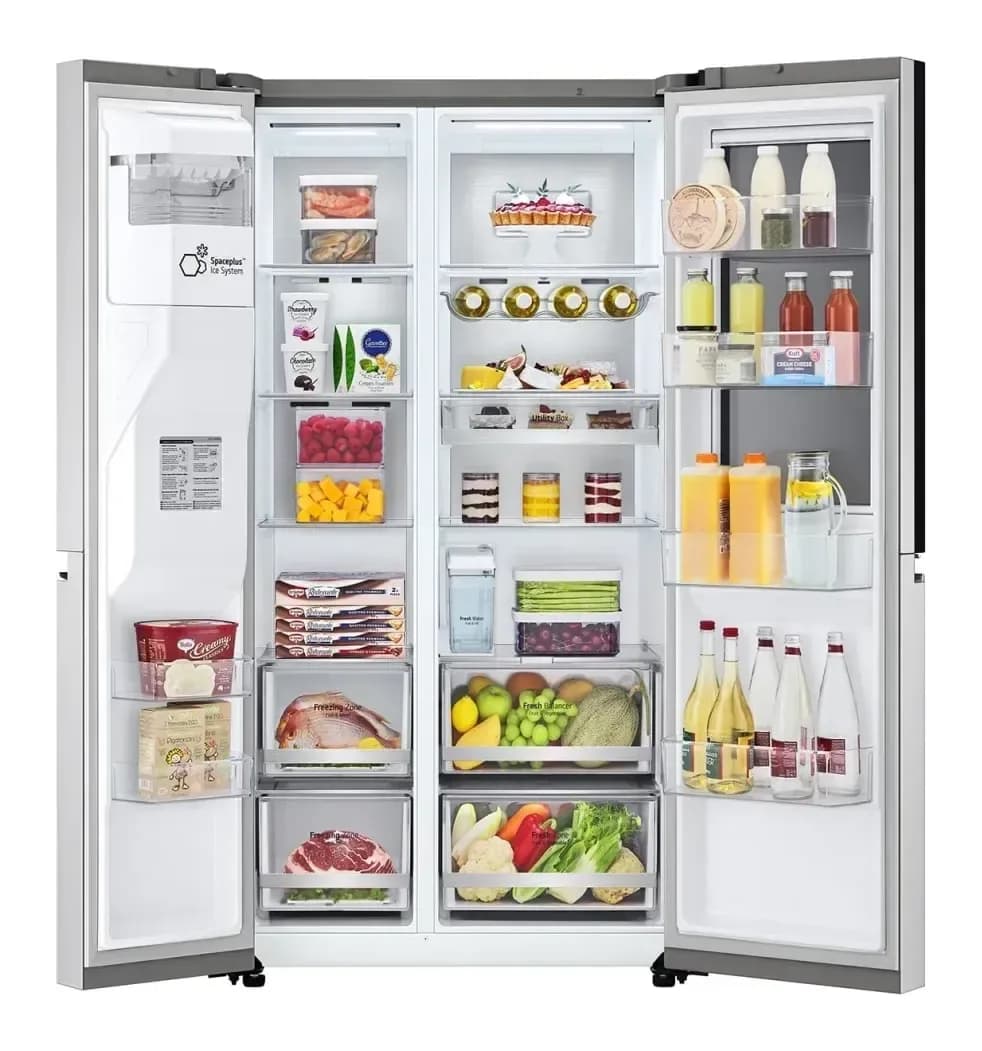 Холодильник с морозильником LG GC-X257CAEV