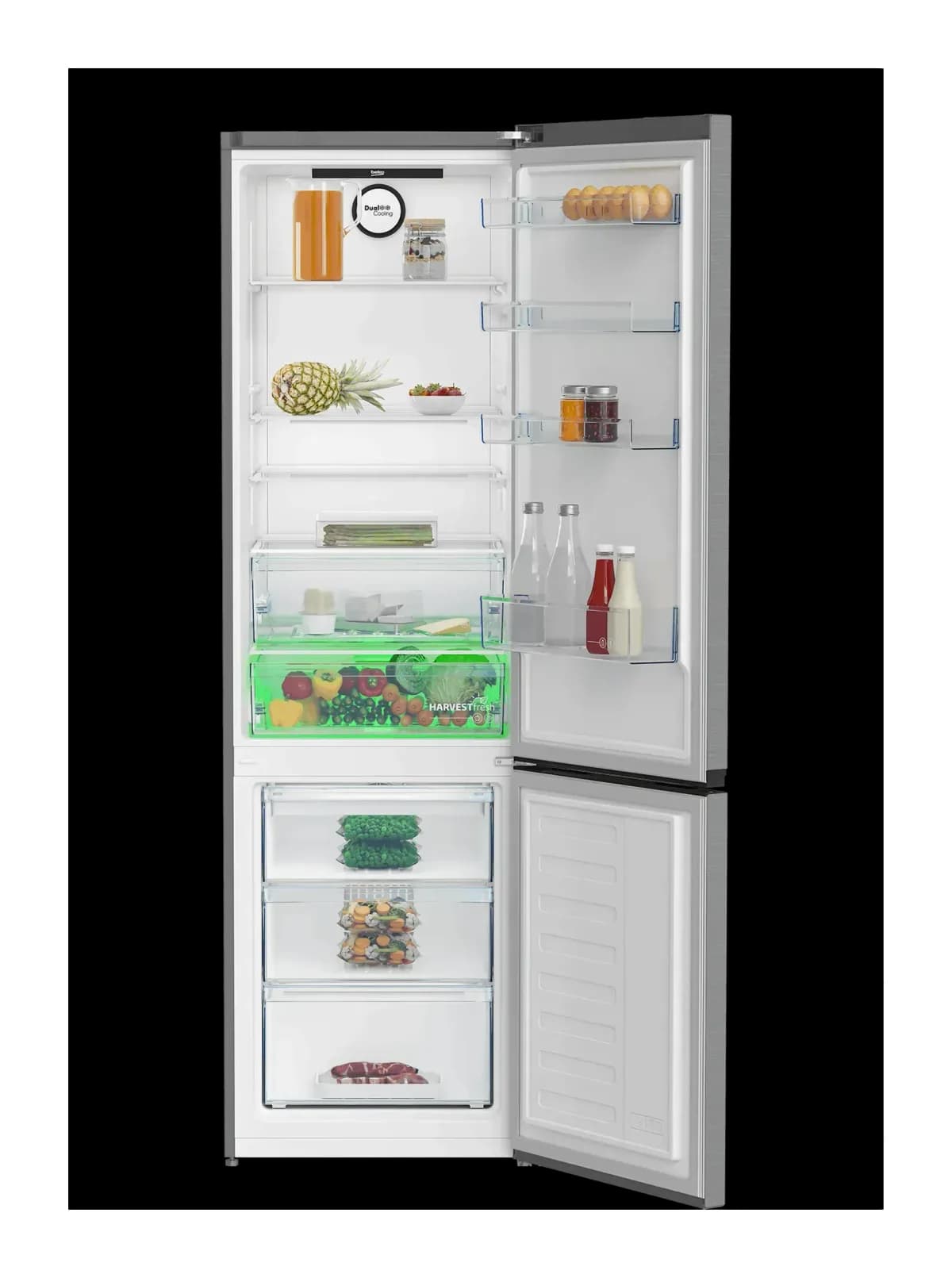 Холодильник с морозильником Beko B3RCNK405HDX