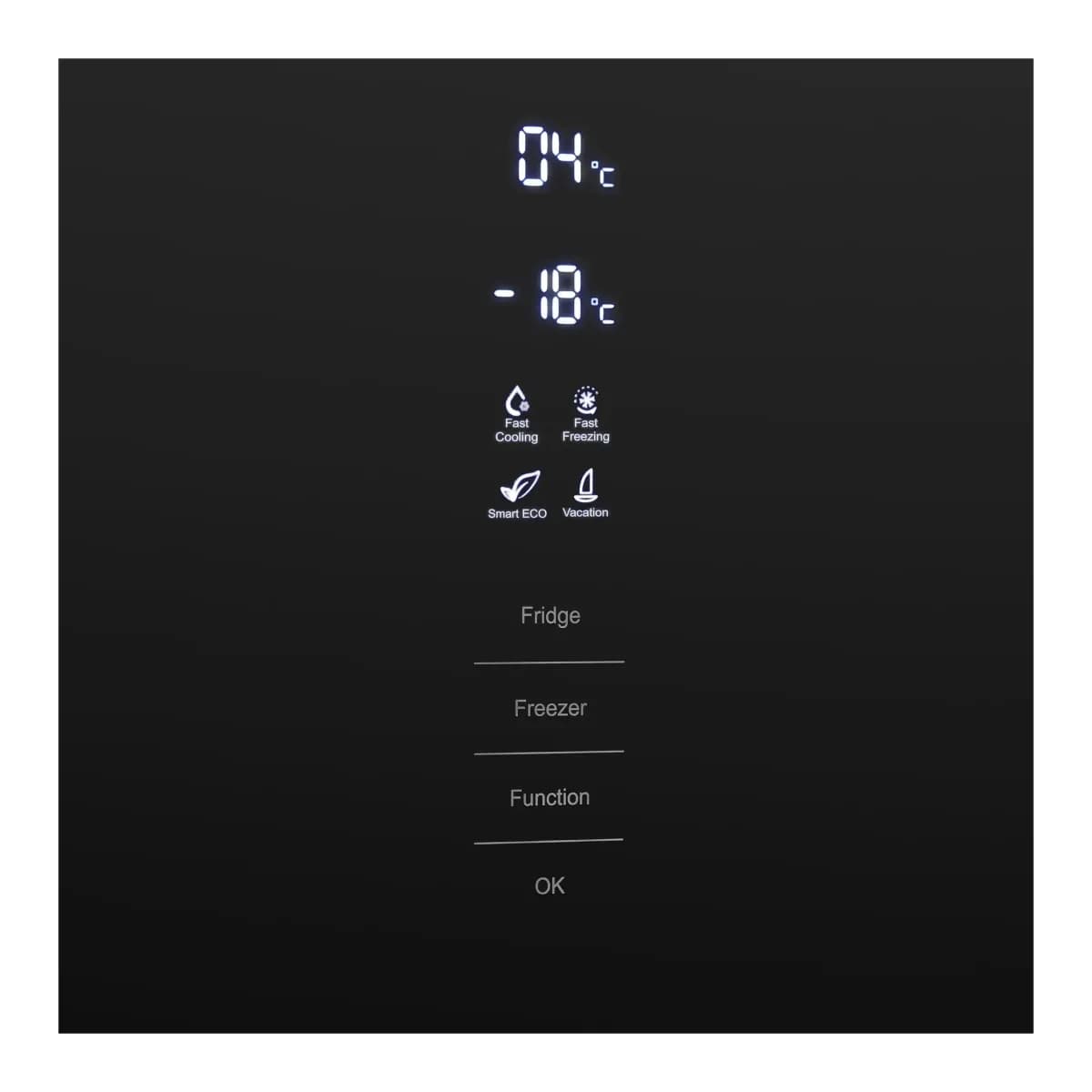 Холодильник с морозильником Maunfeld MFF185NFB Inverter