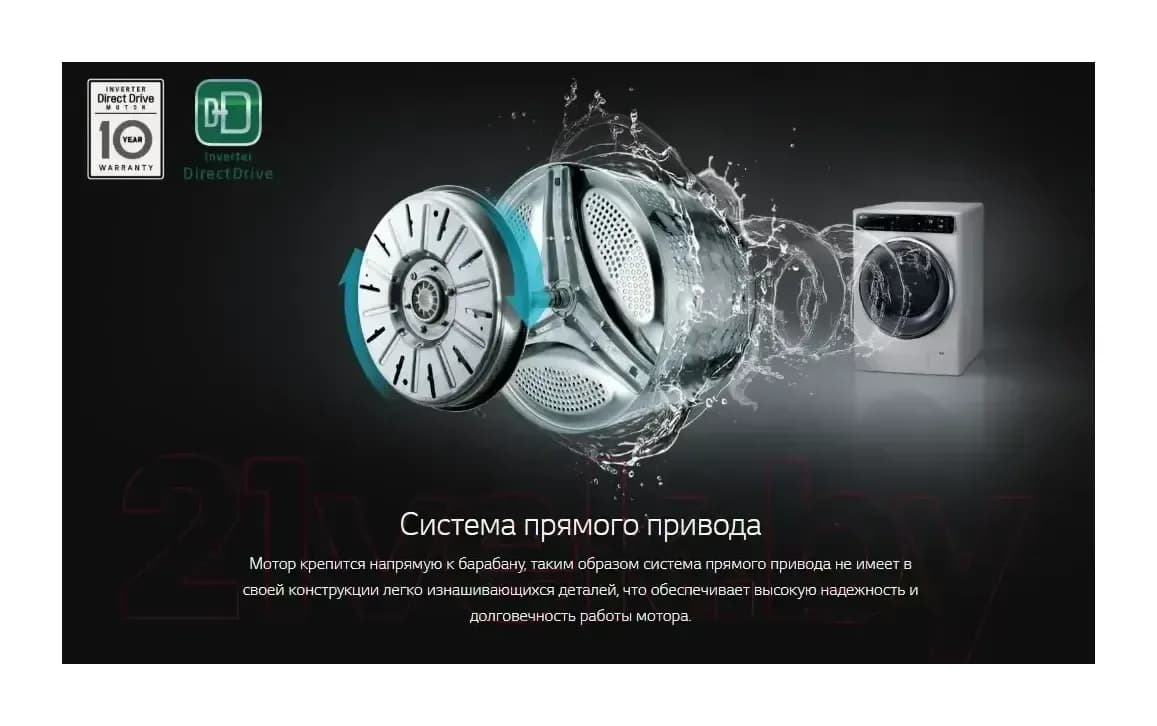 Стиральная машина LG F2M5HS6W