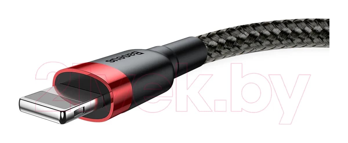 Зарядный кабель Baseus Cafule Lightning 2.4A / CALKLF-B19 (1м, красный/черный)