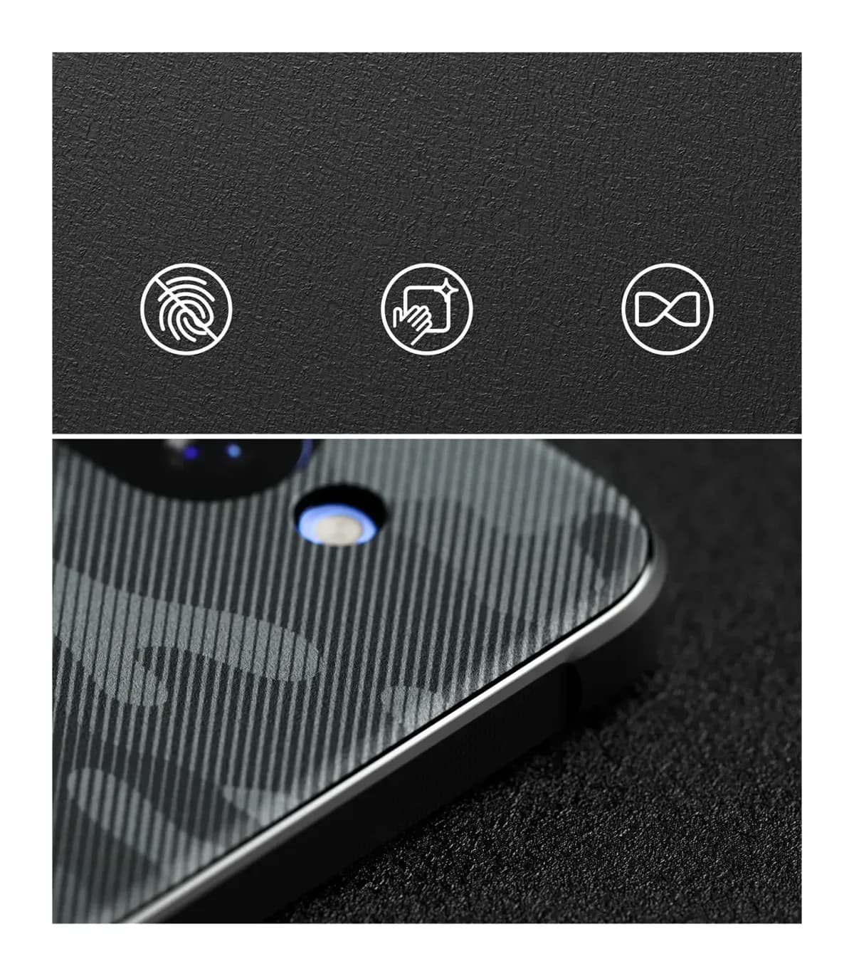Чехол-накладка Ringke Onyx для Pixel 10a (Camo Black)
