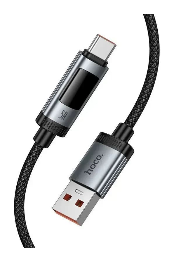 Зарядный кабель Hoco U148 Type-C (1.2м, черный)