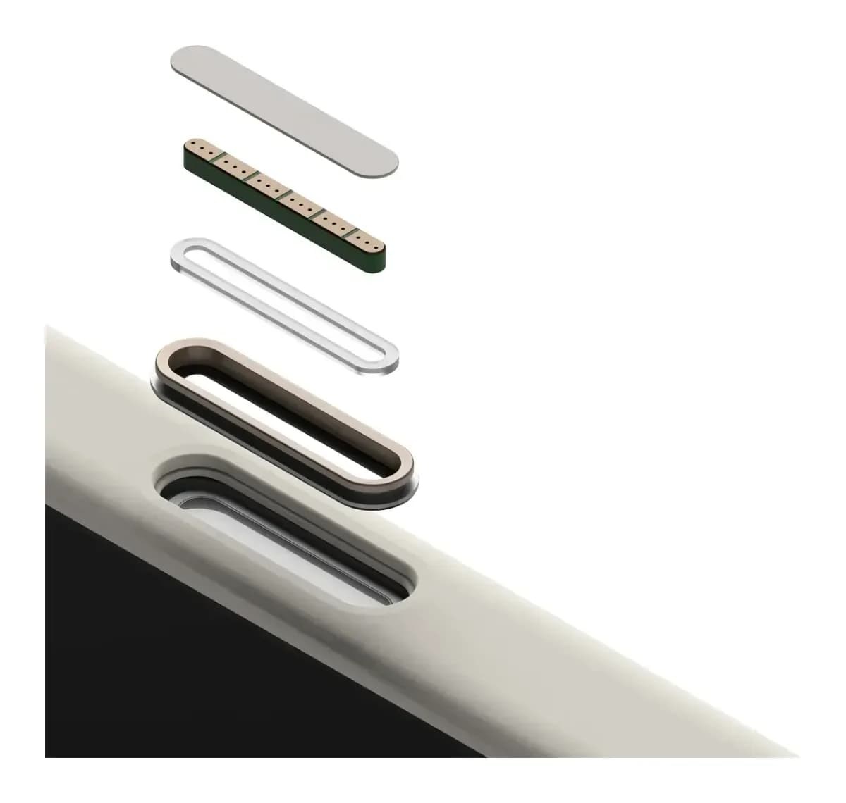 Чехол-накладка Ringke Silicone Magnetic для iPhone 17 (Stone)