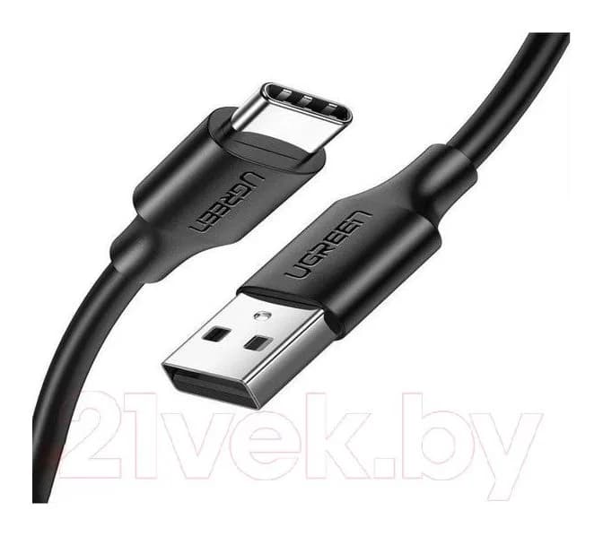 Зарядный кабель Ugreen US287 / 60118 (2м, черный)