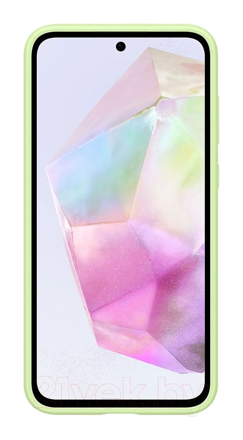 Чехол-накладка Samsung Card Slot Case для Galaxy A35 / EF-OA356TMEGRU (лайм)