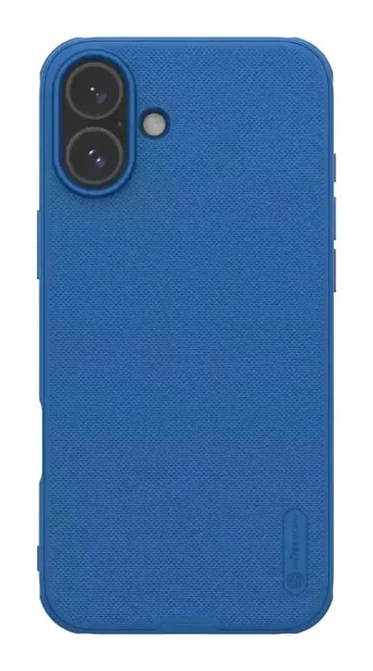 Чехол-накладка Nillkin Super Frosted Shield Pro для iPhone 16 (синий)