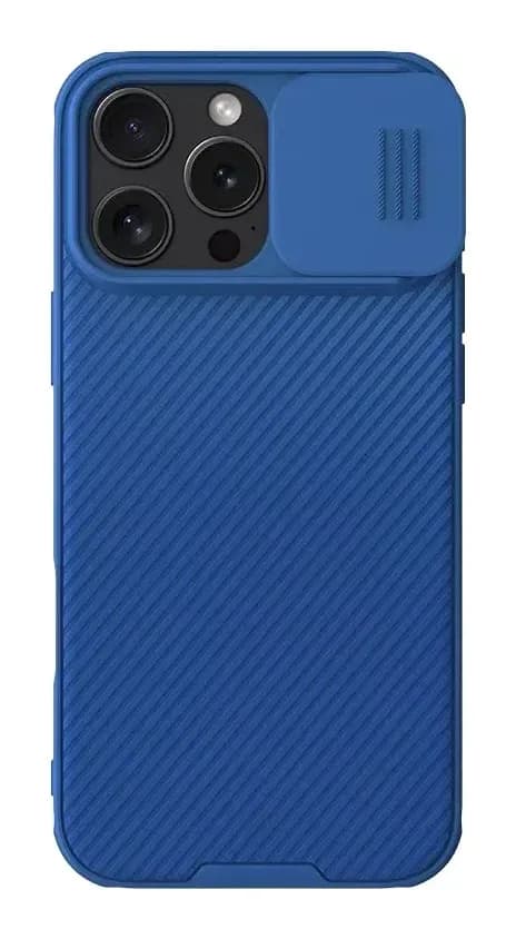 Чехол-накладка Nillkin CamShield Pro для iPhone 16 Pro Max (синий)