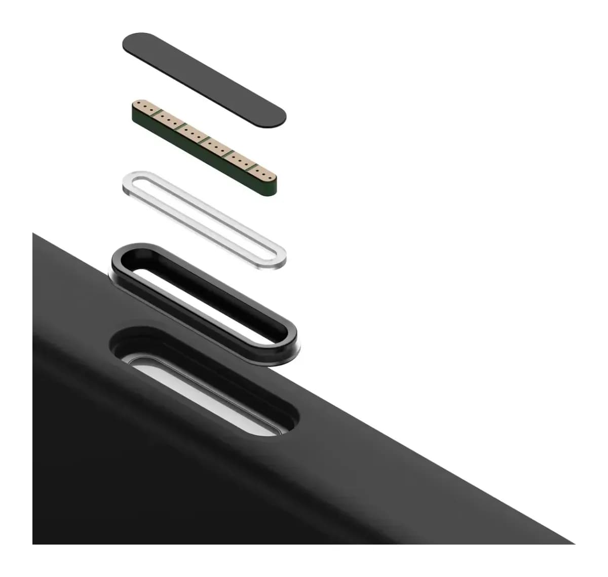 Чехол-накладка Ringke Silicone Magnetic для iPhone 17 (Black)