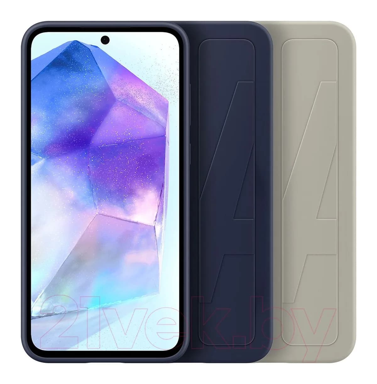 Чехол-накладка Samsung Standing Grip для Galaxy A55 / EF-GA556TBEGRU (черный)