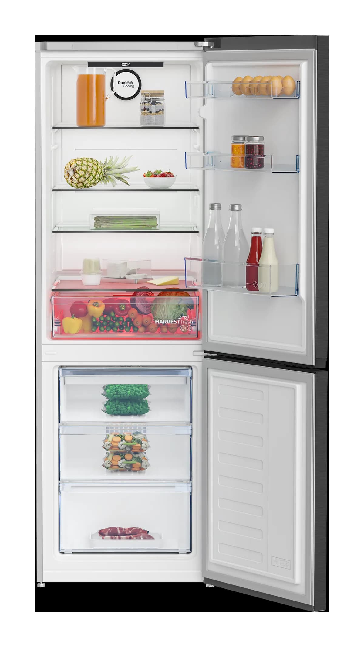 Холодильник с морозильником Beko B3R1CNK363HXBR