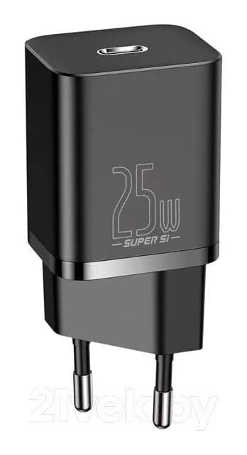 Зарядное устройство сетевое Baseus Super Si 1C Sets 25W / TZCCSUP-L01 (черный)
