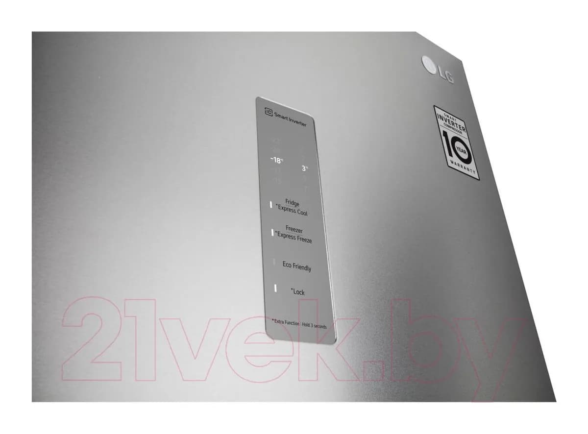 Холодильник с морозильником LG GA-B509MAWL