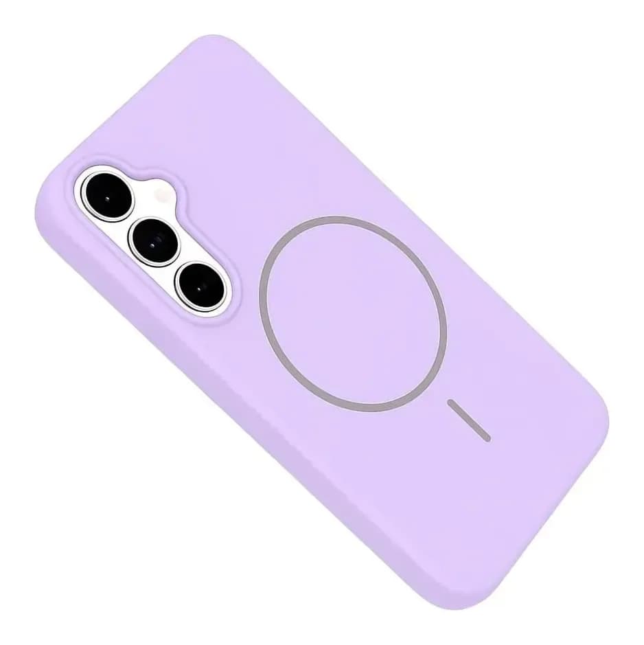 Чехол-накладка Bingo Silicone Magnetic для Samsung S25+ (лиловый)