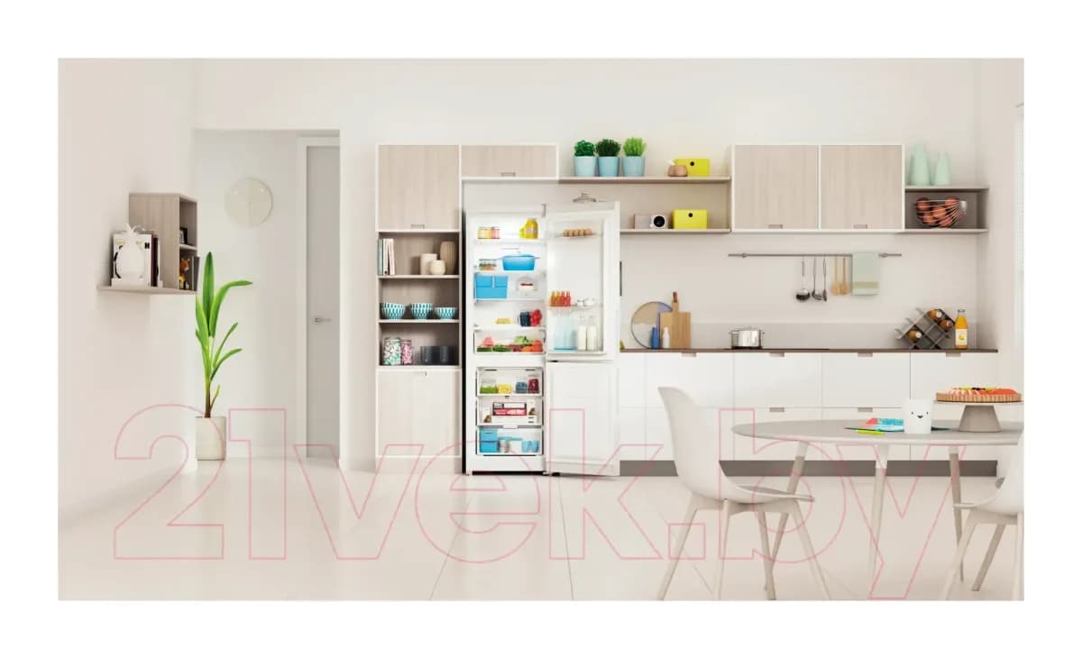 Холодильник с морозильником Indesit ITR 5180 W