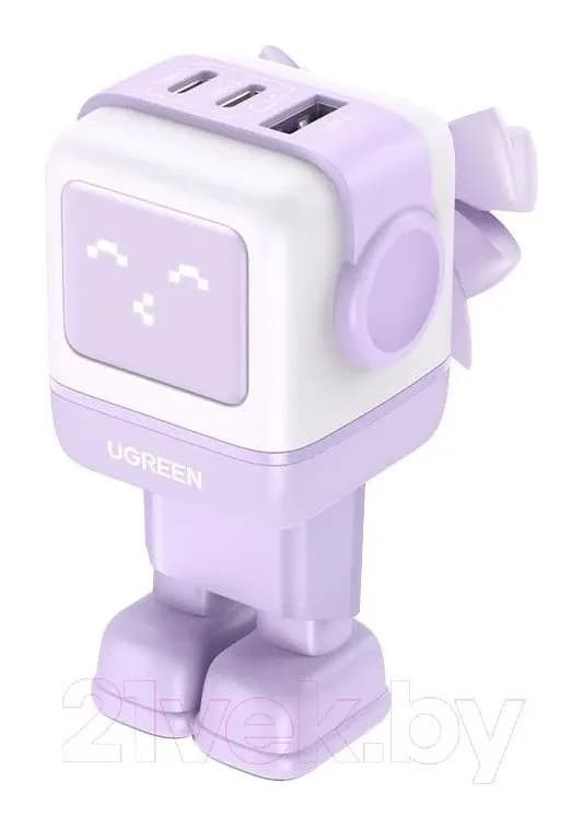 Адаптер питания сетевой Ugreen CD361-35291 (сиреневый)