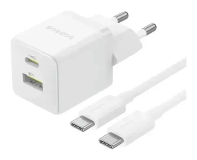 Зарядное устройство сетевое Baseus Palm C+U 30W EU / P1011160A213-01 (белый)