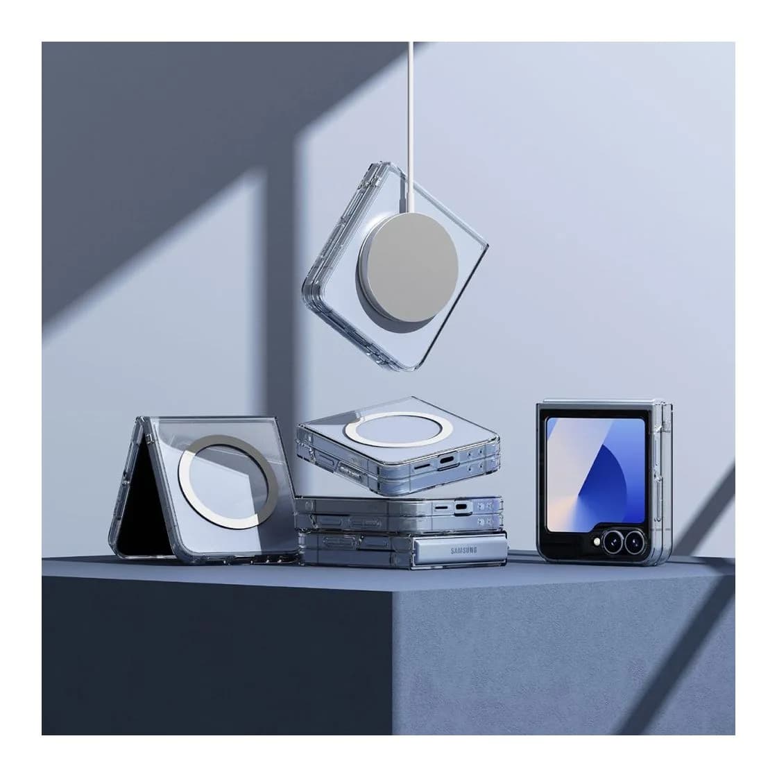 Чехол-накладка Ringke Fusion Magnetic Magsafe для Galaxy Z FLIP 6 (Clear)