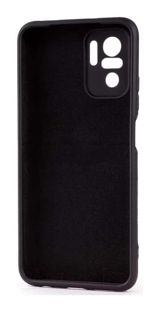 Чехол-накладка Case Coated для Redmi Note 10 (4G)/Redmi Note 10S (черный)