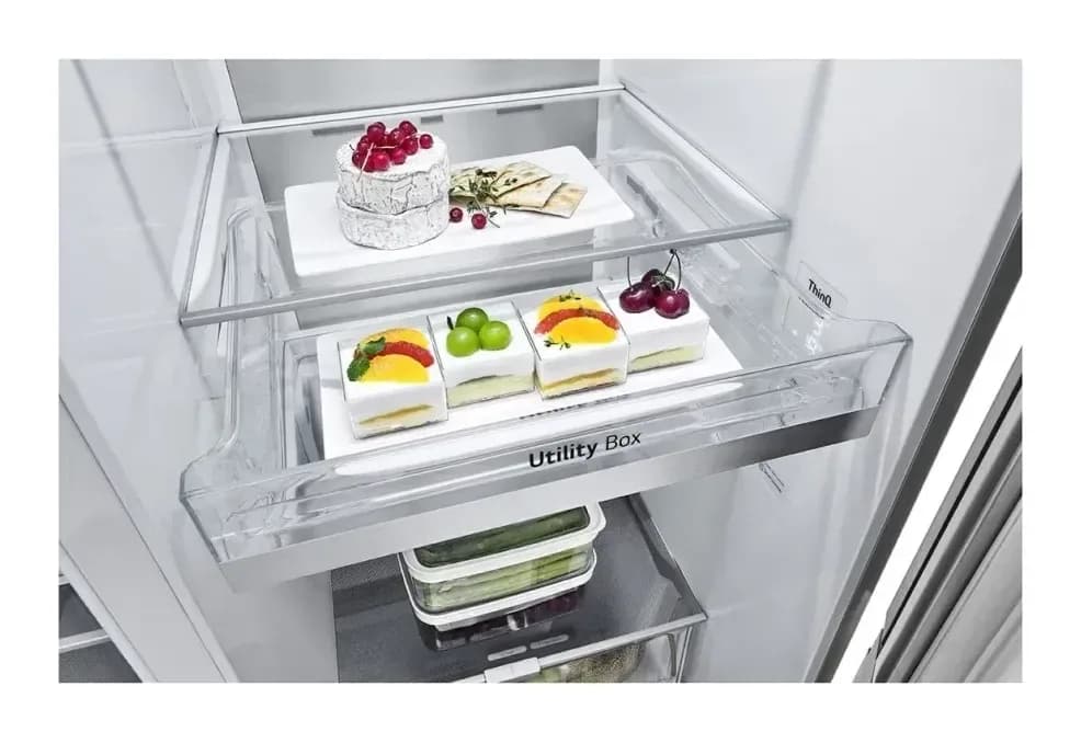 Холодильник с морозильником LG GC-Q257CAFV