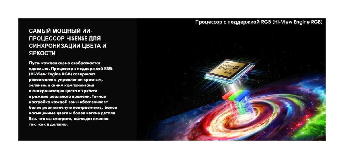 Телевизор Hisense 55" 55UR8S (RGB MiniLED)