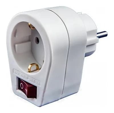 Адаптер питания сетевой Electraline 55073 (белый)